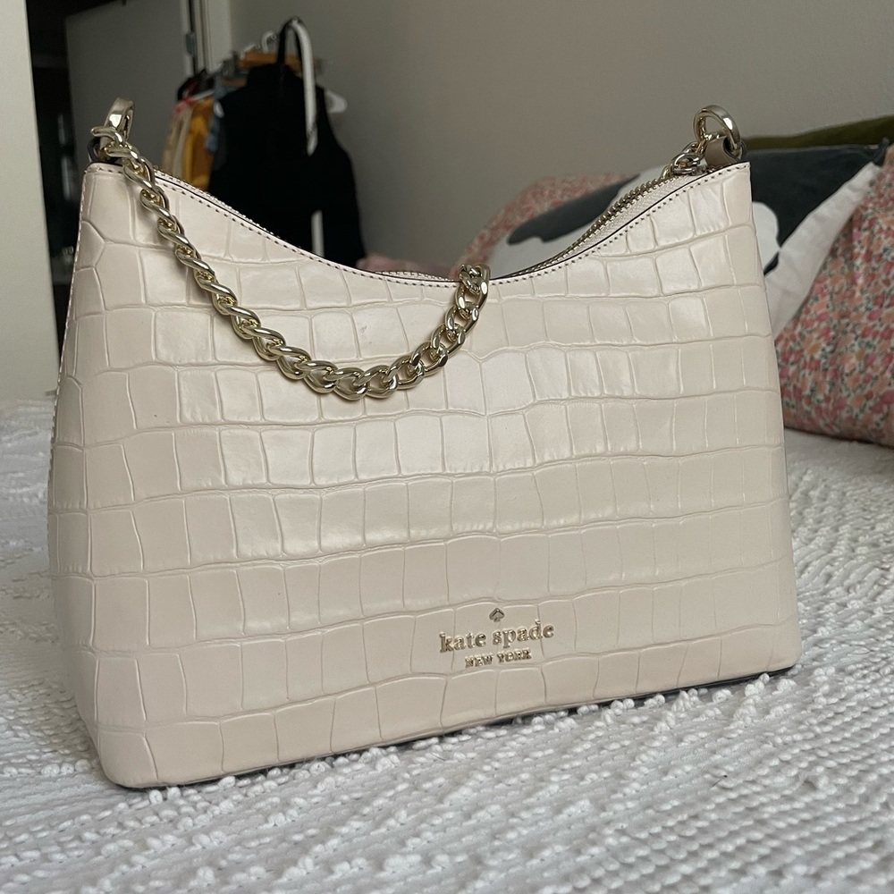 KATE SPADE Cream Croc